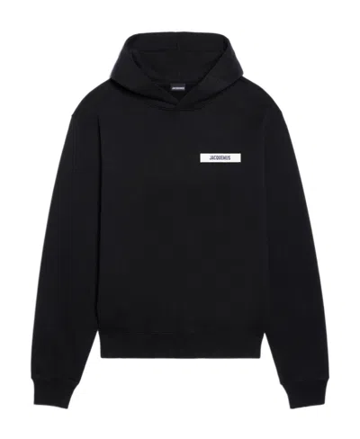 JACQUEMUS JACQUEMUS TYPO DRAWSTRING HOODIE