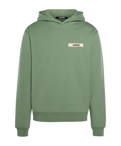 JACQUEMUS JACQUEMUS TYPO DRAWSTRING HOODIE