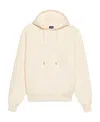 Jacquemus Typo Drawstring Hoodie In White