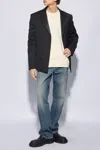 Jacquemus ‘typo' Sweatshirt With Logo In Cream