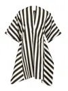 Jacquemus Womens Jacquard Medium Stripes Moisson Striped Cotton And Silk Tunic