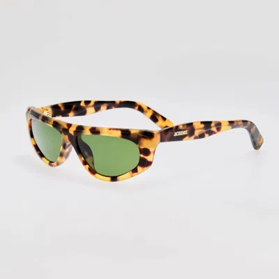 Jacquemus Unisex Casco Sunglasses In Tortoiseshell In Animal Print