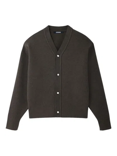 Jacquemus V-neck Cardigan In Brown