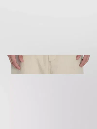 Jacquemus V-neck Regular Fit Merino Wool Cardigan In Neutral