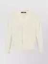Jacquemus V-neck Rib Knit Trim Sweater