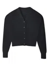 Jacquemus V-neck Wool Cardigan In Black