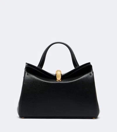 Jacquemus Valérie Small Leather Top-handle Bag In Black