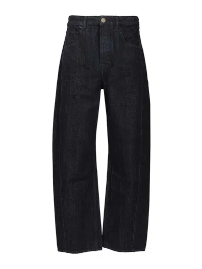 Jacquemus De-nmes Mirada Denim Trousers In Blue