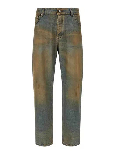 Jacquemus Le De-nimes Berger Jeans In Blue