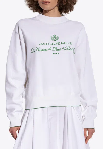 JACQUEMUS VENICE EMBROIDERED SWEATSHIRT