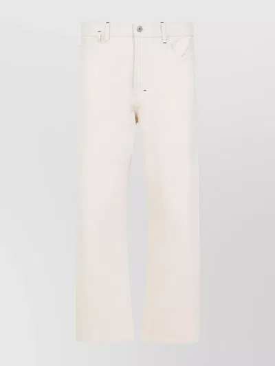 Jacquemus Venice Flared Leg Jeans With Embroidered Detail