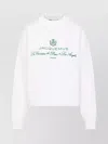 Jacquemus White Sweater With Logo Embroidered On The Front And Short Design In Cotton Woman