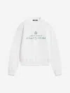 Jacquemus Crewneck Sweatshirt With Front Print And Ribbed Details