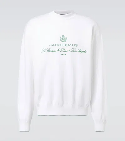 JACQUEMUS VENICE LOGO EMBROIDERED SWEATSHIRT