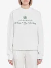 Jacquemus White Sweater With Logo Embroidered On The Front And Short Design In Cotton Woman In White