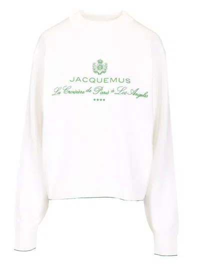 Jacquemus Venice Sweatshirts White