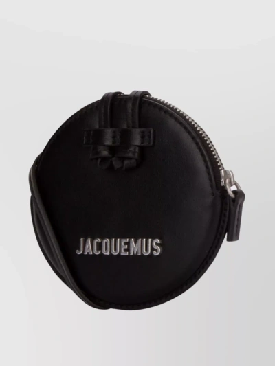 Jacquemus Versatile Round Crossbody Bag In Black