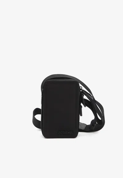 Jacquemus Vertical Cuerda Crossbody Bag In Black