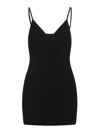 Jacquemus Womens Black The Scala Textured Sleeveless Knitted Mini Dress In Black