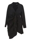 Jacquemus Midi Dress In Black