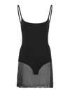 Jacquemus Sleeveless Dress With Thin Straps In Black