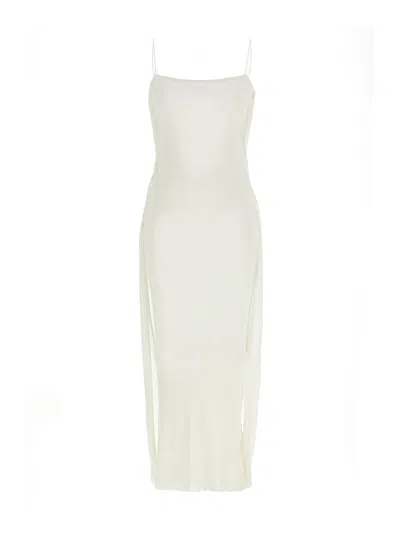 Jacquemus Vestido Midi - Blanco In White