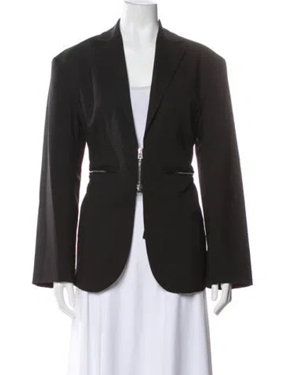 Pre-owned Jacquemus Virgin Wool Blazer In Black