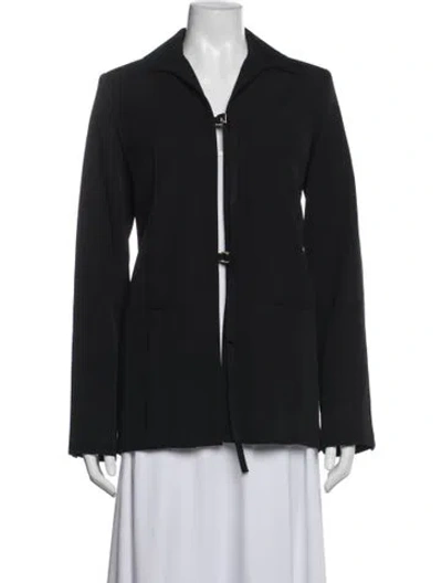 Pre-owned Jacquemus Virgin Wool Blazer In Black