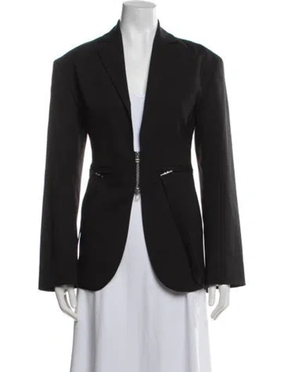 Pre-owned Jacquemus Virgin Wool Blazer In Black