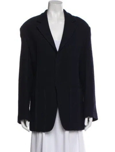 Pre-owned Jacquemus Virgin Wool Blazer In Blue