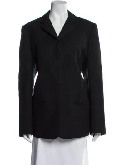 Pre-owned Jacquemus Virgin Wool Blazer In Gray