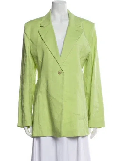 Pre-owned Jacquemus Virgin Wool Blazer In Green
