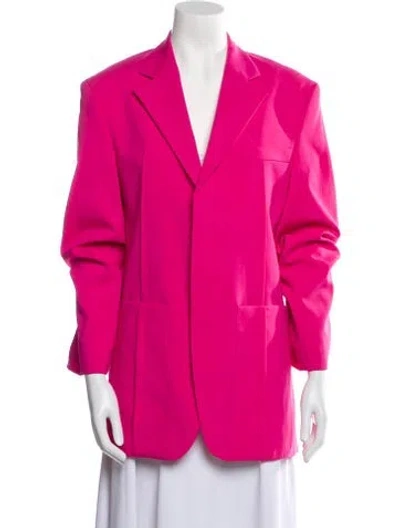 Pre-owned Jacquemus Virgin Wool Blazer In Pink