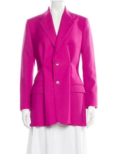 Pre-owned Jacquemus Virgin Wool Blazer In Pink