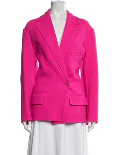 Pre-owned Jacquemus Virgin Wool Blazer In Pink