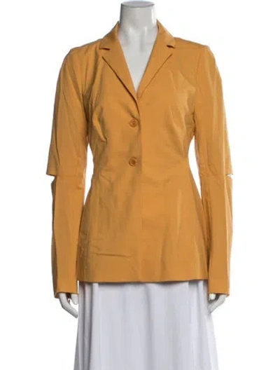 Pre-owned Jacquemus Virgin Wool Blazer W/ Tags In Yellow