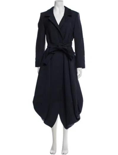 Pre-owned Jacquemus Virgin Wool Coat In Blue