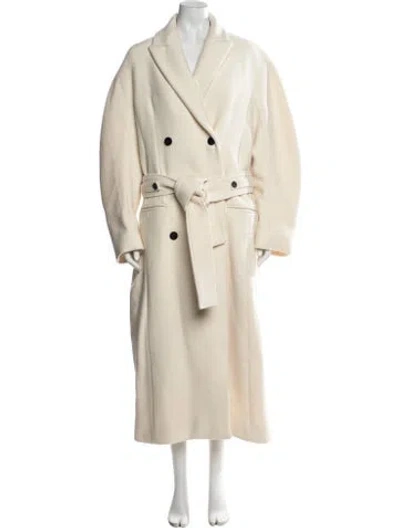 Pre-owned Jacquemus Virgin Wool Coat In Neutrals