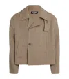Jacquemus Virgin Wool-cotton Jacket In Neutral