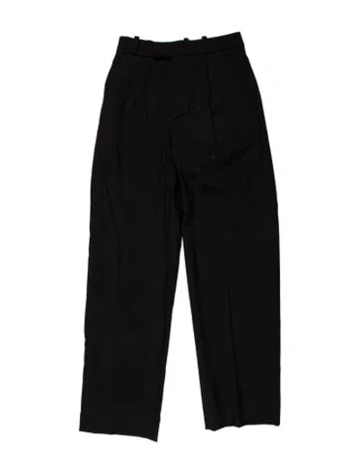 Pre-owned Jacquemus Virgin Wool Dress Pants In Black