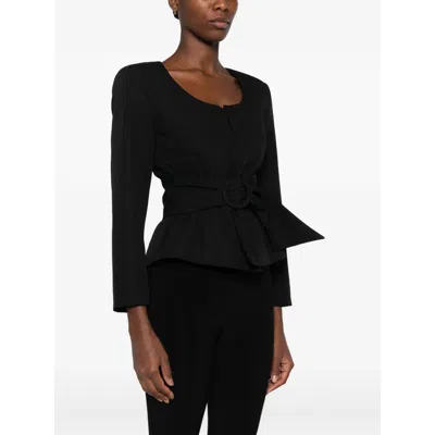 Jacquemus Virgin Wool Fitted Jacket In Black