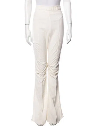 Pre-owned Jacquemus Virgin Wool Flared Pants In Neutral