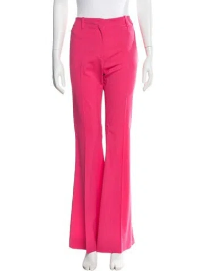 Pre-owned Jacquemus Virgin Wool Flared Pants In Pink