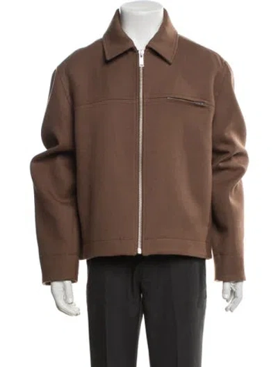 Pre-owned Jacquemus Virgin Wool Jacket In Brown