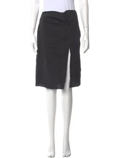 Pre-owned Jacquemus Virgin Wool Knee-length Skirt In Gray