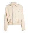 Jacquemus Virgin Wool Melao Cropped Jacket In Beige