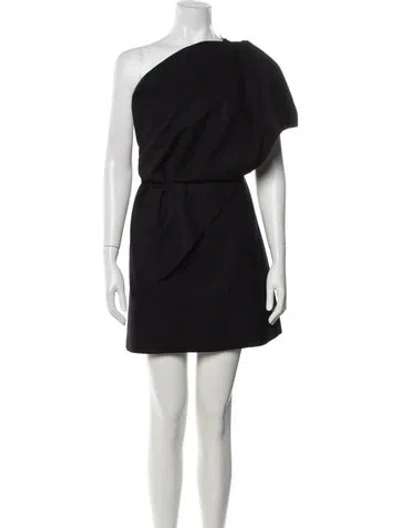 Pre-owned Jacquemus Virgin Wool Mini Dress In Black