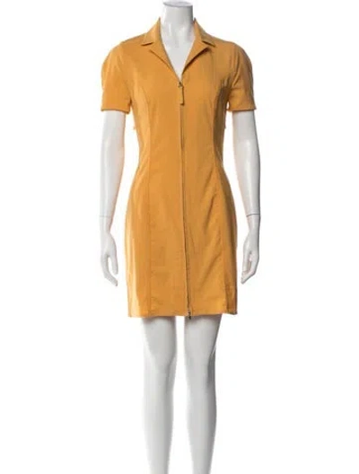 Pre-owned Jacquemus Virgin Wool Mini Dress In Blue