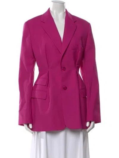 Pre-owned Jacquemus Virgin Wool Mini Dress In Pink