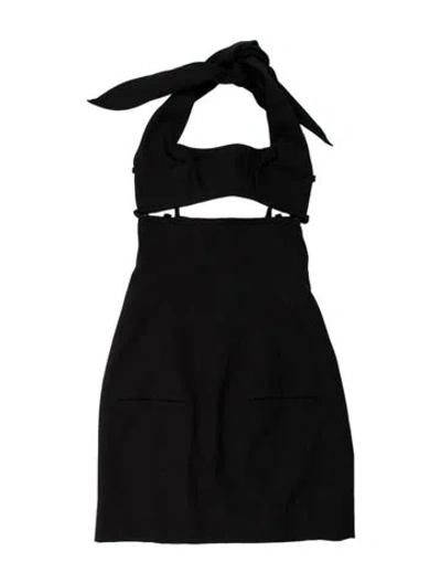 Pre-owned Jacquemus Virgin Wool Mini Dress W/ Tags In Blue